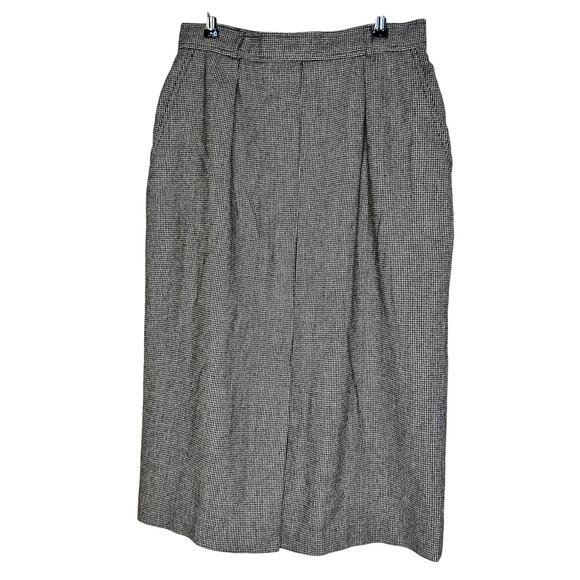 Evan Picone Vintage Houndstooth Pencil Suit Skirt sz 14 - Picture 1 of 4